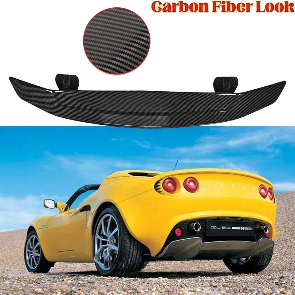 52" Carbon Fiber Spoiler Wing Rear Trunk Wing GT Style For Lotus Elise 2004-2011 Foto 1 de 4