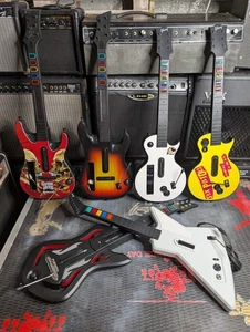 GUITAR HERO / ROCK BAND GUITARS! 10+ OPTIONS - ALL TESTED WORKING 24H DISPATCH - Picture 1 of 129