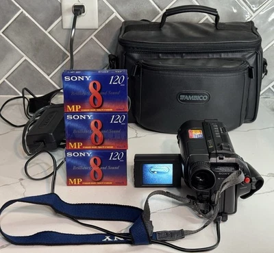 Камкордер ночного видения Sony CCD-TRV16 Video8 с чехлом протестирован винтажный ретро - Изображение 1 из 4