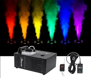 Chauvet DJ Geyser T6 Fog Machine Fogger, LED RGB Pyrotechnic Light Effect+Remote - Picture 1 of 10