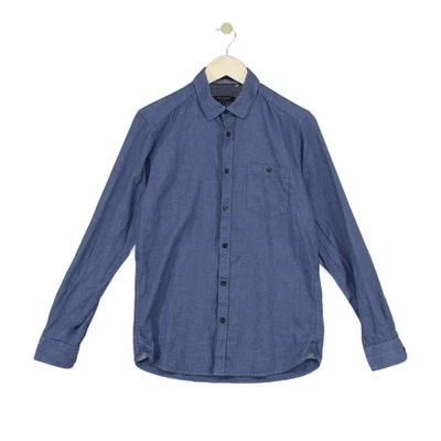 Ted Baker Shirt Mens Size S Blue Casual Long Sleeve Button-Up - Image 1 of 4