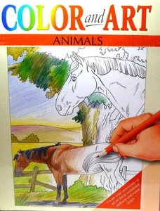 Color and Art Horses and Ponies and Other Animals Color Pages Book - Bild 1 von 1