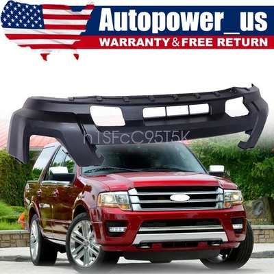 Cubierta de parachoques inferior delantera Fascia FL1Z17D957C para Ford Expedition 2015 2016 2017 Foto 1 de 4