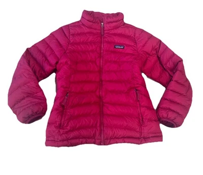 Chaqueta acolchada de plumón Patagonia para niños manga larga cremallera completa talla XL Foto 1 de 4