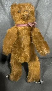 BING TEDDY Bear Circa 1900’s RARE Bear On Wheels Antique - Picture 1 of 10