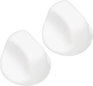 S600349 Range Hood Knob S99360233 Fan Replacement Parts 2 Pieces, White - Picture 1 of 7