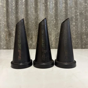 Set Of 3 x Shell Super Plus Vintage Plastic Oil Bottle Tops - Picture 1 of 8