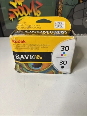 Kodak 30 Black And Tri-Color Genuine Ink Cartridges Combo Pack New  - Image 1 of 4