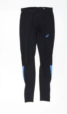 Asics Women's Black and Blue XS Compression Leggings - Image 1 of 4