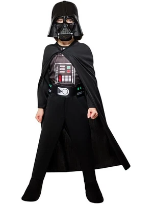 Child Official DARTH VADER Fancy Dress Classic Costume Boys Star Wars Halloween - Image 1 of 4