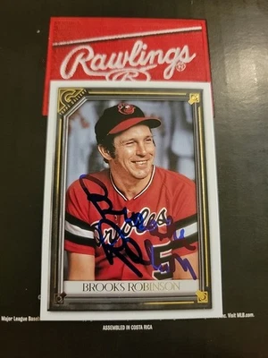 Tarjeta de béisbol autografiada firmada por Brooks Robinson All Star HOF Upper Deck Foto 1 de 2