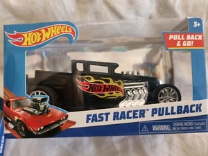 2021 Just Play Hot Wheels Yellow BONE SHAKER Fast Racer Pullback Powered Car - Bild 1 von 2
