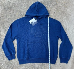 BNWT GAP X DAP Dark Indigo Hoodie sz M DAPPER DAN - Picture 1 of 3