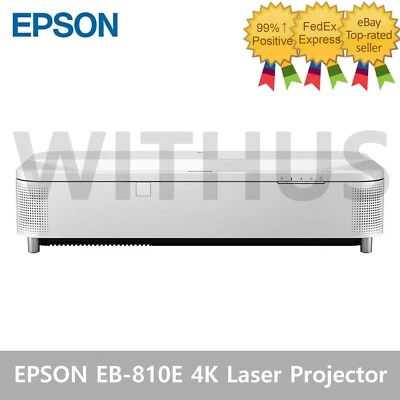 EPSON EB-810E Ultra Short Distance Laser Projector 4K 3LCD 5,000lm - Tracking - Image 1 of 4