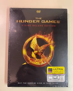 The Hunger Games Deluxe Edition DVD, 3-Discs, Suzanne Collins Novel, Bonus, Read - Imagen 1 de 4