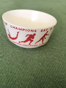 Vtg. 1937 WHEATIES Milk Glass Premium Cereal Bowl - Eat A Breakfast Of Champions - Picture 1 of 8