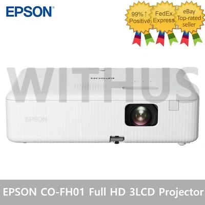 EPSON CO-FH01 Full HD 3LCD Projector 3,000lm For Home Cinema - Tracking - Image 1 of 4