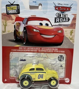 DISNEY PIXAR CARS - GEARSTEN MARSHALL ERROR - 2023 ROAD LIGHTNING MCQUEEN CARD - Picture 1 of 9