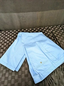 MENS NAUTICA THE DECK PANT 100% COTTON BLUE PANTS SIZE 36X32 - Picture 1 of 7