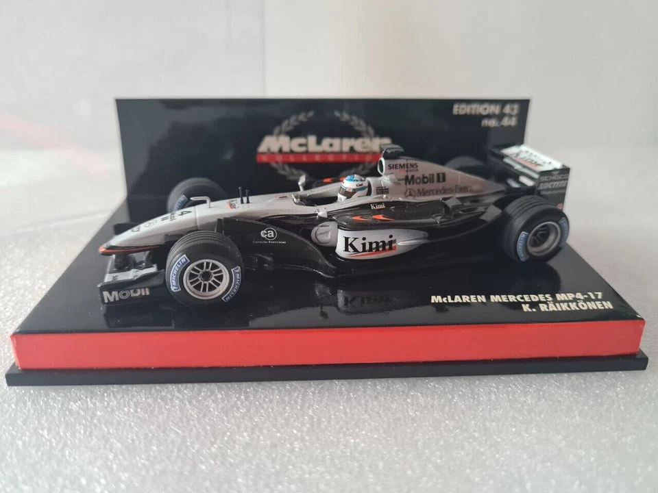 Minichamps 2002 McLaren Mercedes MP4-17 Kimi Raikkonen 1/43 - Immagine 1 di 1