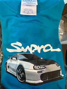 4T Supra Tee Blue Kids Fast and Furious Hot Summer Wheels Cool Fun Trendy Car - Picture 1 of 2