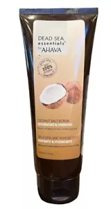 AHAVA Dead Sea Essentials Coconut Salt Scrub Exfoliant 7.5 Fl Oz DISCONTINUED - Picture 1 of 2