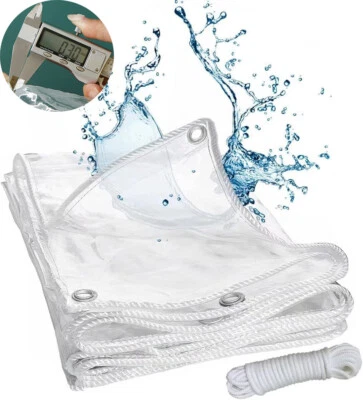 Plane Wasserdichte Abdeckplanen Transparente Plane Für Gewächshäuser Innenhof - Bild 1 von 4