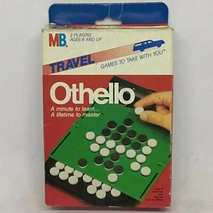 Vintage 1986 Milton Bradley Co. Travel Othello Games To Take With You Complete - Picture 1 of 9