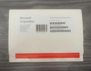 BRAND NEW SEALED SQL SERVER 2019 STANDARD 16 Core + 25 CALs (New Factory Sealed) - Picture 1 of 2