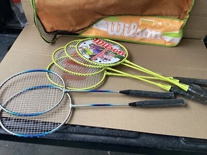 Wilson Outdoor Badminton Racket Set- 4 Players - Picture 1 of 3