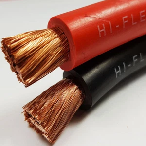 95 mm2 500 A Ampere Flexibel PVC Batterie Schweißkabel Schwarz Rot 1 - 100M M Längen - Bild 1 von 5
