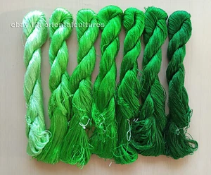 7bundles 100%natural mulberry silk,hand-dyed suzhou embroidery silk floss/thread - Picture 1 of 12
