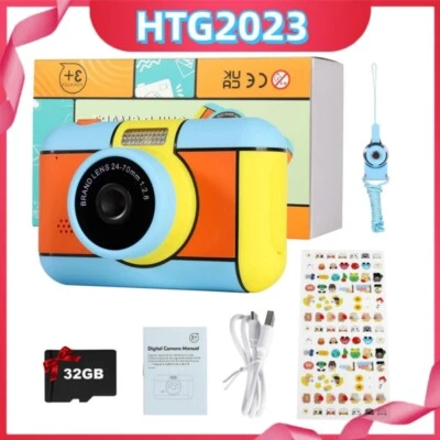 MARKENLOS Kinder kamera 1080P HD Digitalkamera Videokamera LCD 32GB SD Karte Geschenk DE