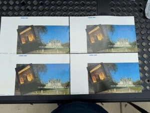 Vintage Pan Am Airlines Set of 4 Paper Placemats - Picture 1 of 5
