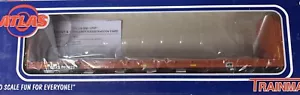 ATLAS O 3-RAIL CSX (PATCHED) 62’ BULKHEAD FLAT CAR! O SCALE FREIGHT - Picture 1 of 3