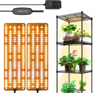 LED Pflanzenlicht Vollspektrum Grow Pflanzenlampe Streifen Wachstumslampe Timer - Bild 1 von 8