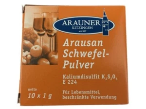 KITZINGER  ARAUNER ARAUSAN SCHWEFELPULVER FÜR  WEIN 10*1 g - Bild 1 von 1
