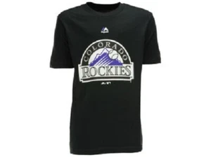 Colorado Rockies MLB Youth Majestic Logo Tee - Picture 1 of 1