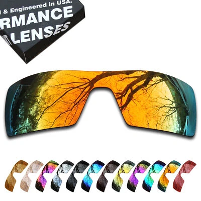 KEYTO Polarized Lenses Replacement for-Oakley Oil Rig - Multiple Options