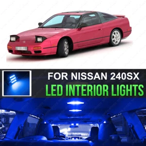 For 1989-1994 Nissan Silvia 240sx S13 Blue Car Interior LED T10 Festoon 158 194 - Picture 1 of 12