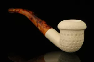 Tubo de espuma de mar bloque de calabaza de celosía profunda con estuche ajustado M1586 - Imagen 1 de 6