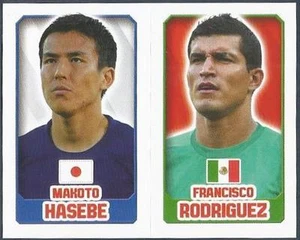 TOPPS ENGLAND 2014- #058-162-MEXICO-FRANCISCO RODRIGUEZ-JAPAN-MAKOTO HASEBE - Picture 1 of 1