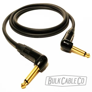 18 pies - cable de altavoz Mogami 3082 - extremos dorados de ángulo recto neutro - amplificador a cabina - Imagen 1 de 12