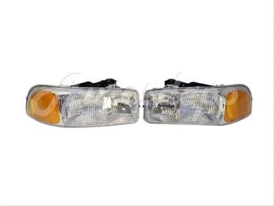 FOR 2001 2002 2003 2004 2005 2006 GMC SIERRA HEADLIGHT SET - Image 1 of 4