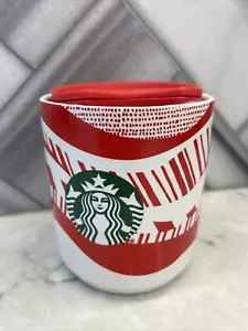 Starbucks Holiday Christmas 2021 Ceramic Mug with Lid 8oz New - Picture 1 of 7
