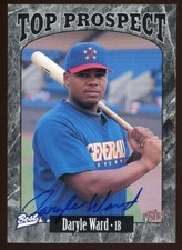 1997 Jackson Generals DARYLE WARD Signed Card autograph AUTO ASTROS