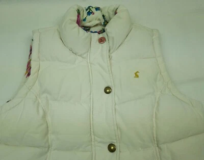 -.. WOMENS JOULES VEST WAISTCOAT ZIP SIZE UK 10 ( LABEL 12) GC  - - Image 1 of 4