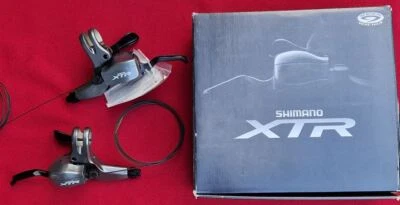 Shimano XTR ST-M960 STI Dual Control, for V-Brakes, 3/9 Speed, NEW, NOS, Retro - Image 1 of 2