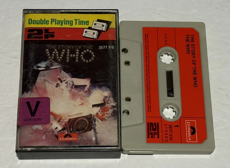The Who`The Story Of The Who` 2 LP Cassette 1976 Polydor RARE  Classic Rock - Image 1 of 3