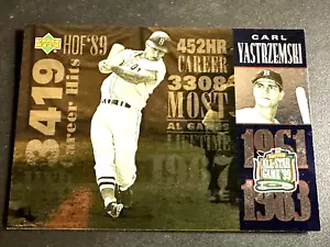 Carl Yastrzemski 1999 Upper Deck All-Star Fan Fest Foil Promo #3 Red Sox HOF - Picture 1 of 2